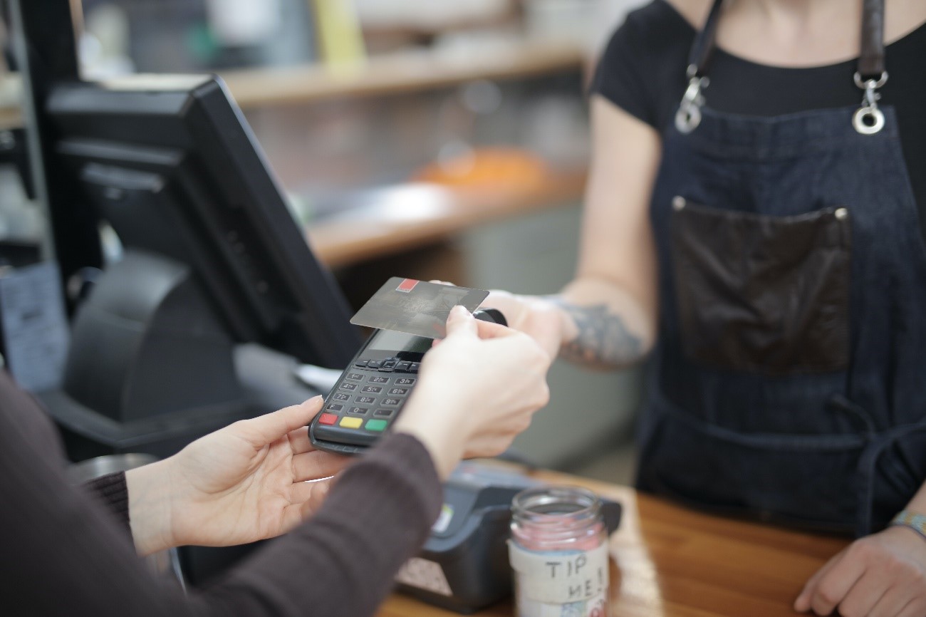 Pago con tarjeta de crédito, débito